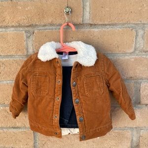 Little me 12 winter outfit with corduroy jacket